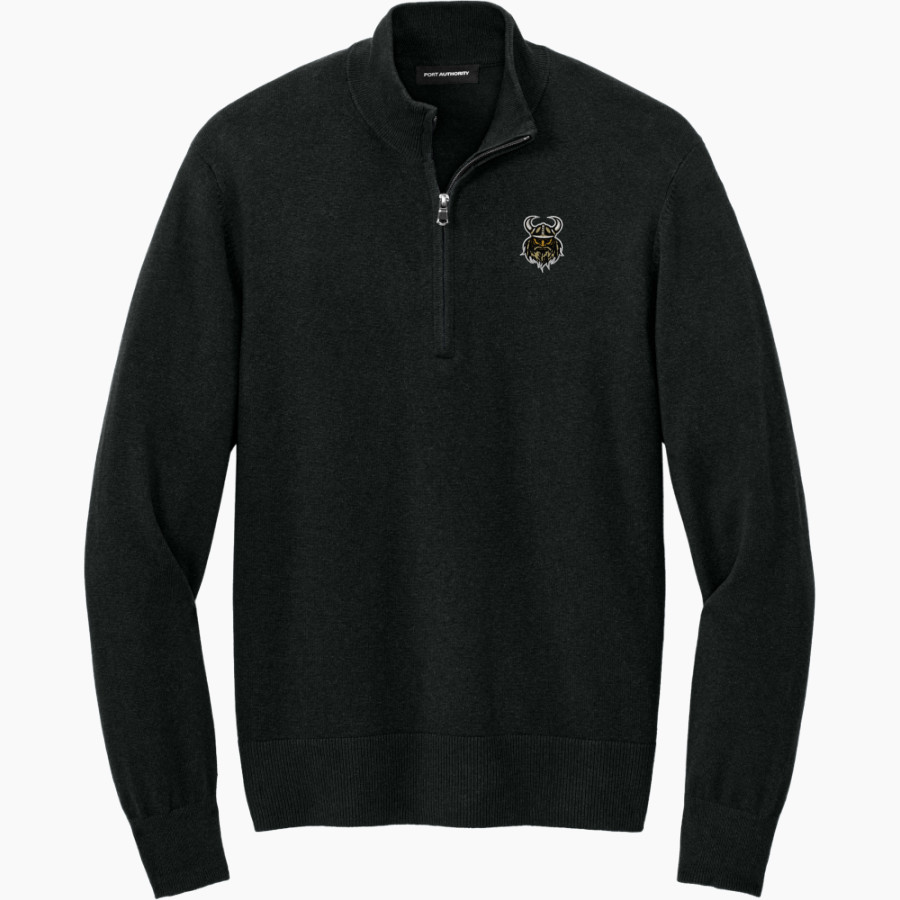 Walker Vikings <span class="pdp-name-mascot">Walker Vikings</span> Port Authority Men's Easy Care 1/4-Zip Sweater