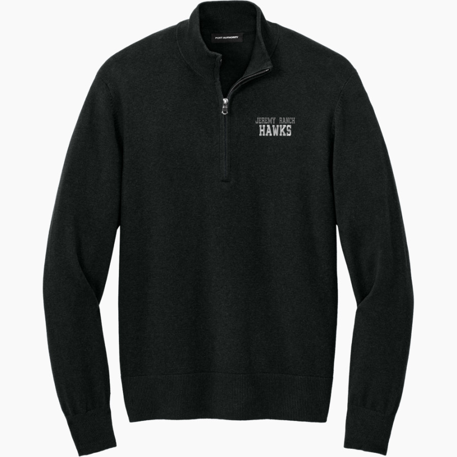 Jeremy Ranch Hawks <span class="pdp-name-mascot">Jeremy Ranch Elementary Hawks</span> Port Authority Men's Easy Care 1/4-Zip Sweater