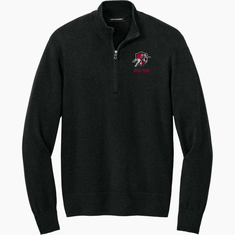 Community Christian Academy Ambassadors <span class="pdp-name-mascot">Community Christian Academy Ambassadors</span> Port Authority Men's Easy Care 1/4-Zip Sweater