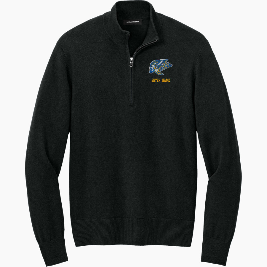 North Muskegon Norsemen <span class="pdp-name-mascot">North Muskegon High School Norsemen</span> Port Authority Men's Easy Care 1/4-Zip Sweater