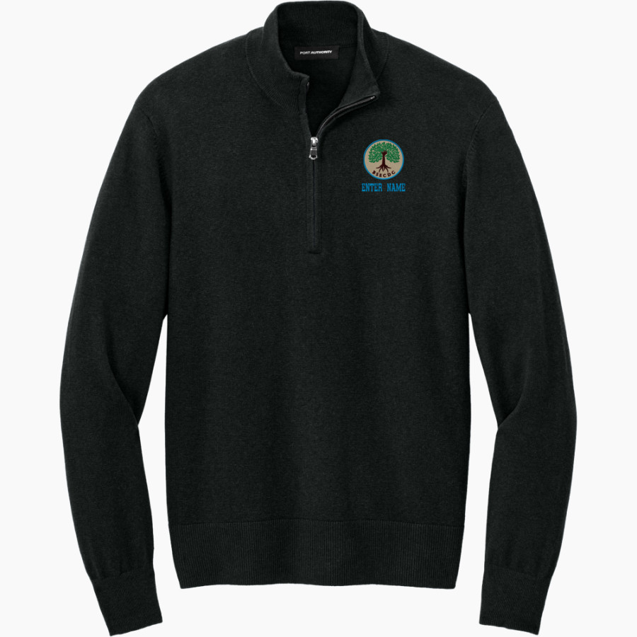 Bedford Stuyvesant Early Childhood Development Center <span class="pdp-name-mascot">Bedford Stuyvesant Teddy Bears</span> Port Authority Men's Easy Care 1/4-Zip Sweater