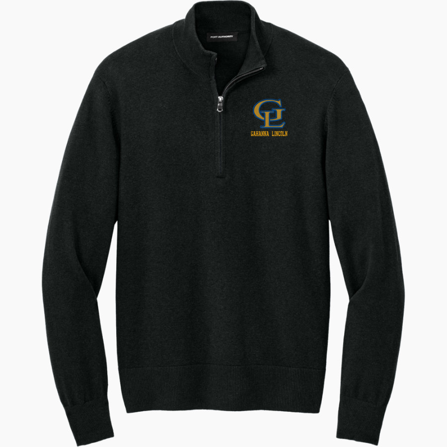 GAHANNA LINCOLN HIGH SCHOOL LIONS Port Authority Men's Easy Care 1/4-Zip Sweater