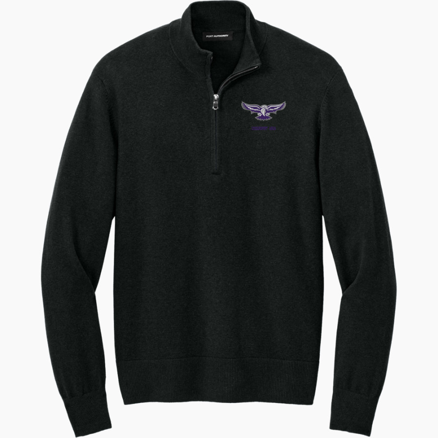 Coudersport Area Falcons Port Authority Men's Easy Care 1/4-Zip Sweater