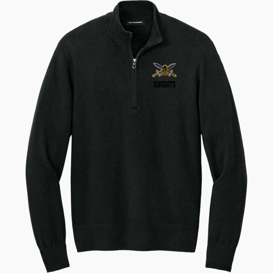 RIO LINDA HIGH SCHOOL KNIGHTS <span class="pdp-name-mascot">RIO LINDA KNIGHTS</span> Port Authority Men's Easy Care 1/4-Zip Sweater