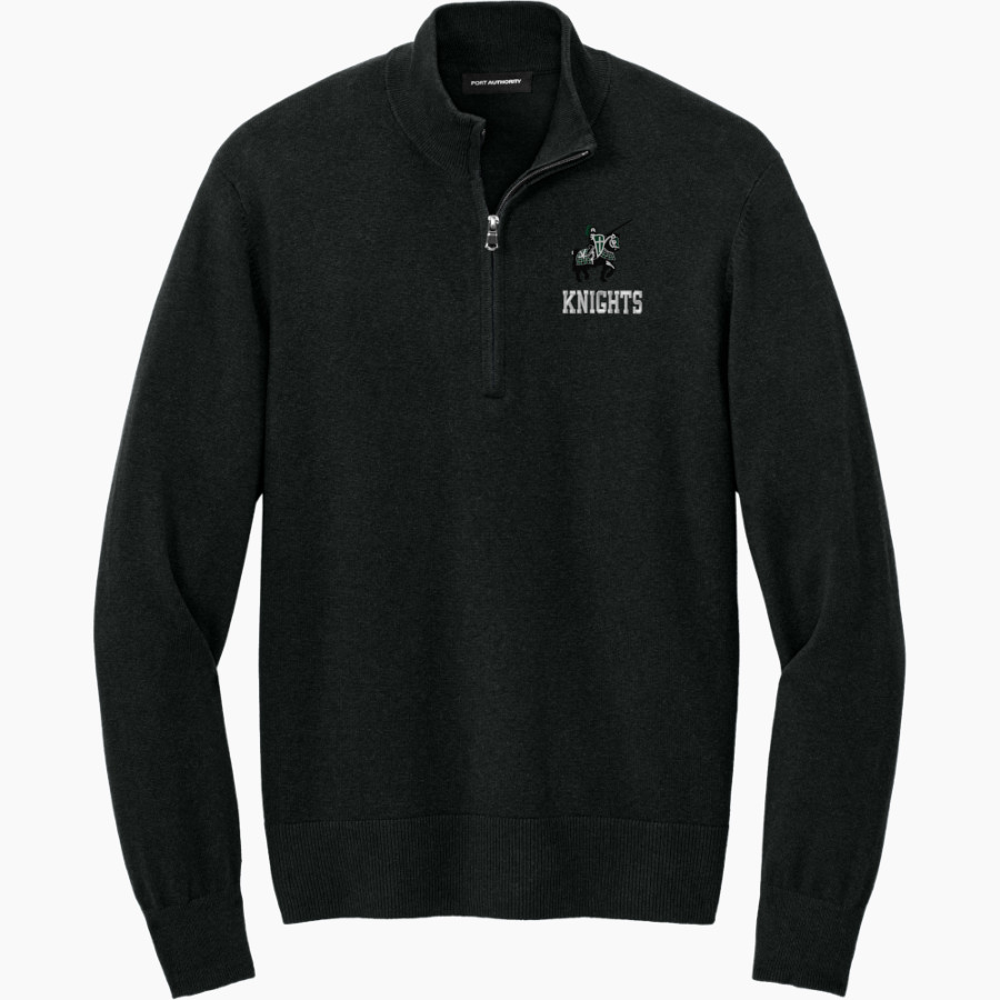 Holy Rosary Academy Knights <span class="pdp-name-mascot">Holy Rosary Academy Knights</span> Port Authority Men's Easy Care 1/4-Zip Sweater