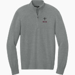 CLARENDON HALL SAINTS Port Authority Men's Easy Care 1/4-Zip Sweater Front Thumbnail