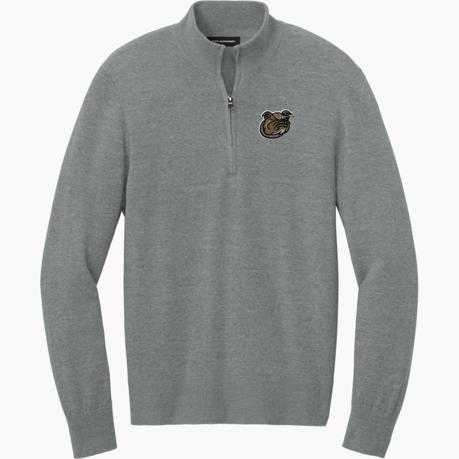 Bryant Bulldogs <span class="pdp-name-mascot">Bryant Bulldogs</span> Port Authority Men's Easy Care 1/4-Zip Sweater