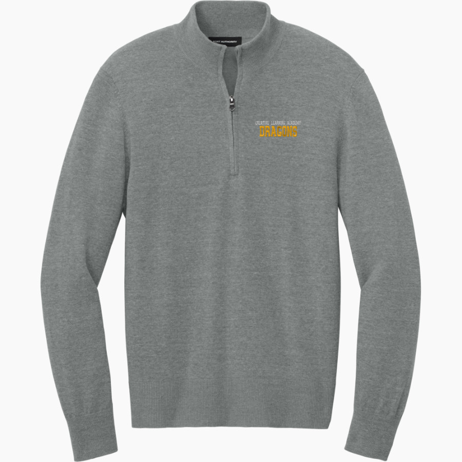 Creative Learning Dragons <span class="pdp-name-mascot">Creative Learning Dragons</span> Port Authority Men's Easy Care 1/4-Zip Sweater