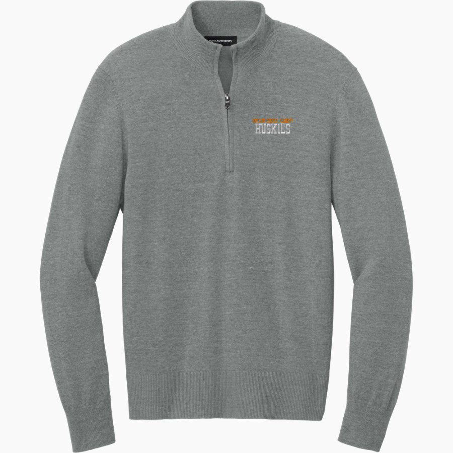Horizon Science Academy Huskies <span class="pdp-name-mascot">Horizon Science Academy Huskies</span> Port Authority Men's Easy Care 1/4-Zip Sweater