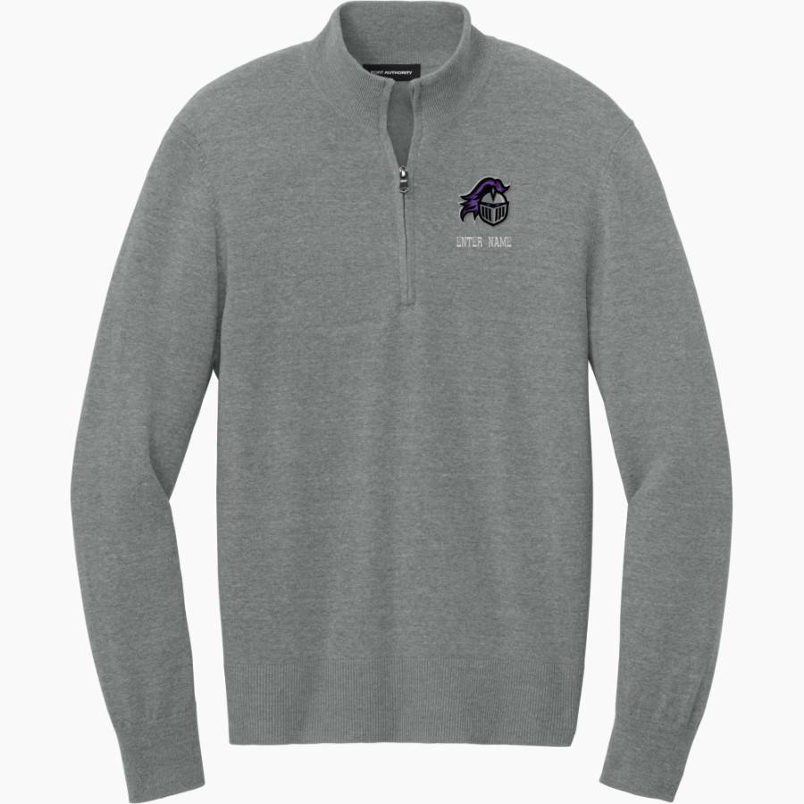 Arizona College Prep H.S Knights <span class="pdp-name-mascot">Arizona College Prep H.S. Knights</span> Port Authority Men's Easy Care 1/4-Zip Sweater