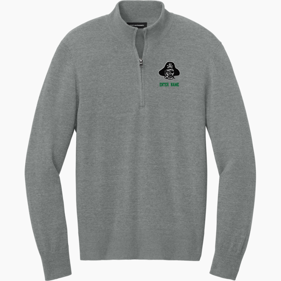 VERNDALE HIGH SCHOOL PIRATES <span class="pdp-name-mascot">VERNDALE PIRATES</span> Port Authority Men's Easy Care 1/4-Zip Sweater