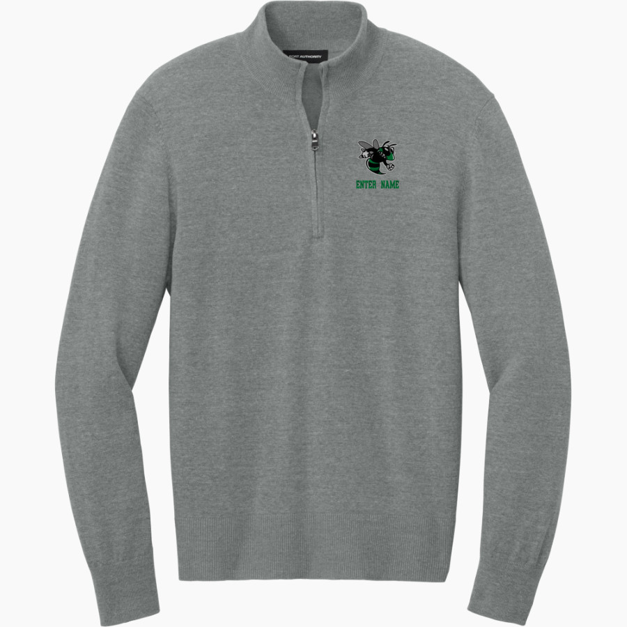WEEKI WACHEE HIGH SCHOOL HORNETS <span class="pdp-name-mascot">WEEKI WACHEE HORNETS</span> Port Authority Men's Easy Care 1/4-Zip Sweater