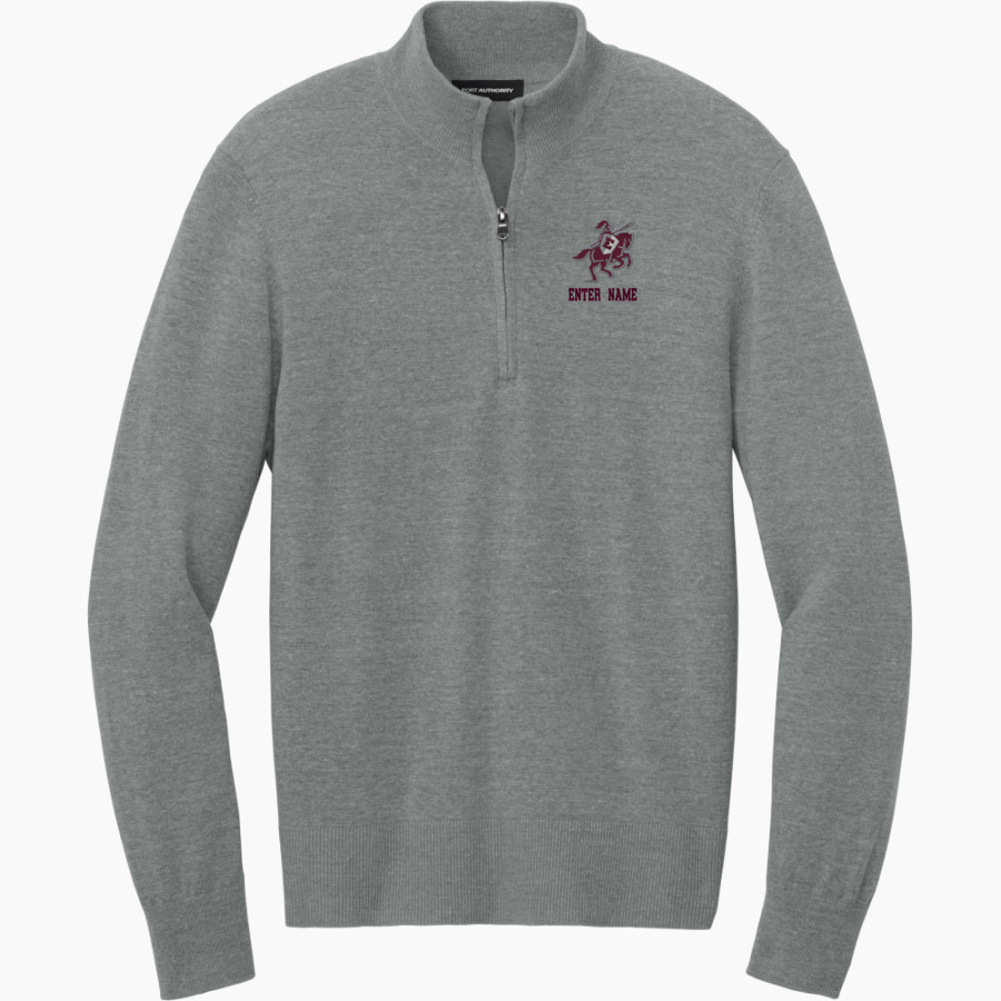 Eden Raiders <span class="pdp-name-mascot">Eden Raiders</span> Port Authority Men's Easy Care 1/4-Zip Sweater