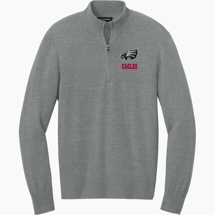 LEAKEY HIGH SCHOOL EAGLES <span class="pdp-name-mascot">LEAKEY EAGLES</span> Port Authority Men's Easy Care 1/4-Zip Sweater