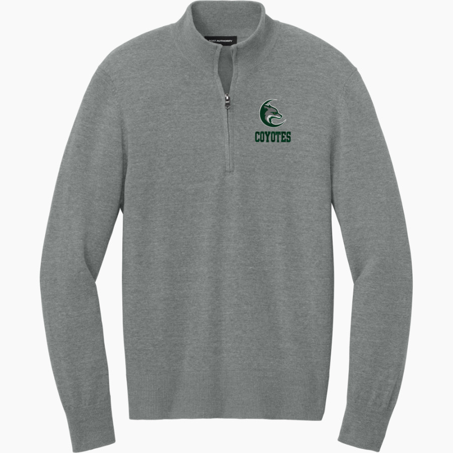 Cypress Creek Coyotes <span class="pdp-name-mascot">Cypress Creek Coyotes</span> Port Authority Men's Easy Care 1/4-Zip Sweater