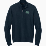 Babcock Trailblazers Port Authority Men's Easy Care 1/4-Zip Sweater Front Thumbnail