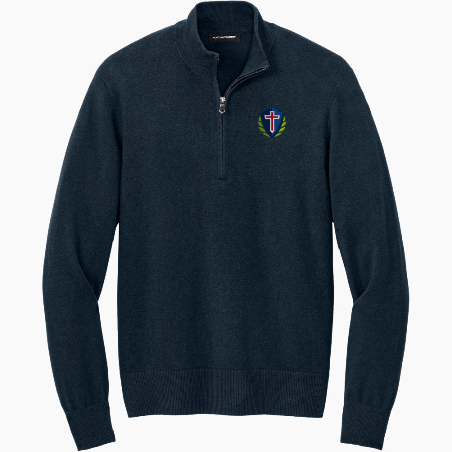 Arrowhead Christian Eagles Port Authority Men's Easy Care 1/4-Zip Sweater