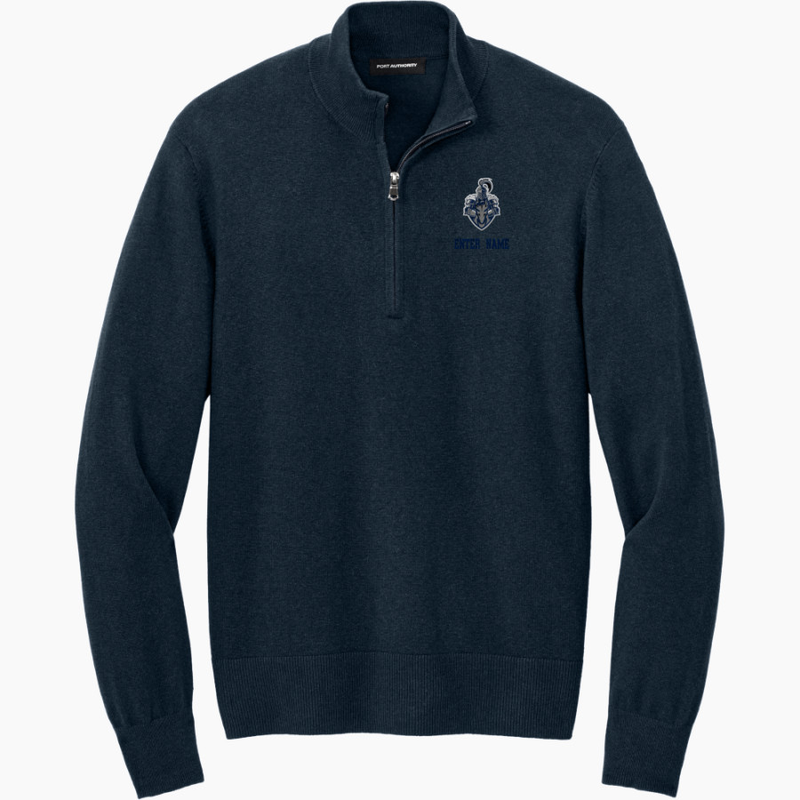 Liberty Christian Warriors <span class="pdp-name-mascot">Liberty Christian Warriors</span> Port Authority Men's Easy Care 1/4-Zip Sweater