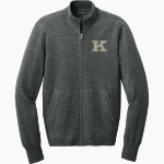 Kinston Vikings <span class="pdp-name-mascot">Kinston Vikings</span> Port Authority Men's Easy Care Full-Zip Sweater Front Thumbnail