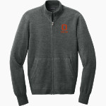 Oswego Panthers Port Authority Men's Easy Care Full-Zip Sweater Front Thumbnail