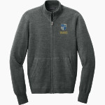 Divine Savior Academy Sharks <span class="pdp-name-mascot">Divine Savior Sharks</span> Port Authority Men's Easy Care Full-Zip Sweater Front Thumbnail