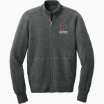 PERRY HIGH SCHOOL MAROONS Port Authority Men's Easy Care Full-Zip Sweater Front Thumbnail