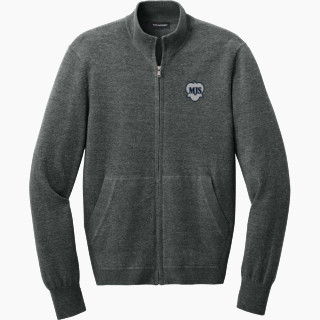 Port Authority Men's Easy Care Full-Zip Sweater