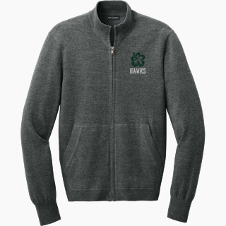 Port Authority Men's Easy Care Full-Zip Sweater