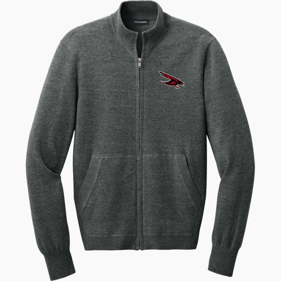 Dunedin Falcons <span class="pdp-name-mascot">Dunedin High School Falcons</span> Port Authority Men's Easy Care Full-Zip Sweater