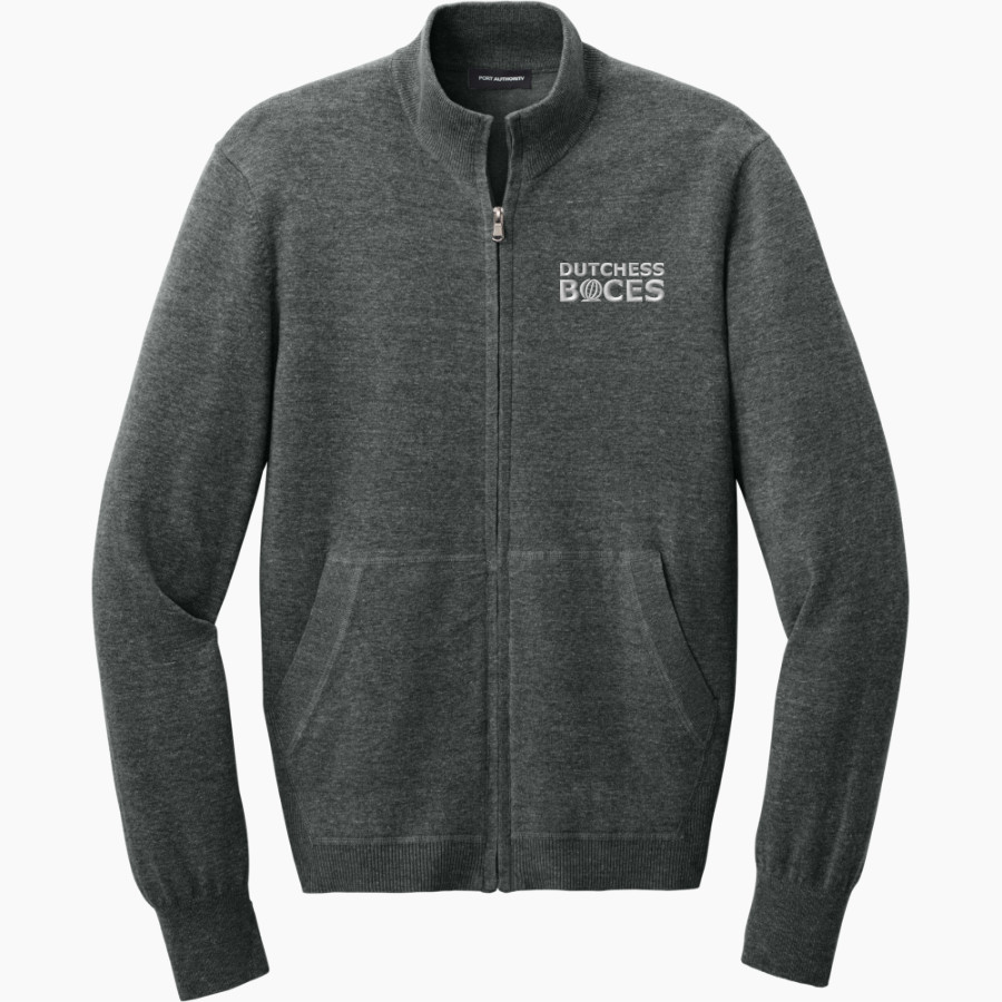 Dutchess BOCES <span class="pdp-name-mascot">Dutchess County BOCES</span> Port Authority Men's Easy Care Full-Zip Sweater