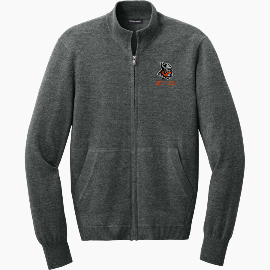 Frost Vikings <span class="pdp-name-mascot">Frost Vikings</span> Port Authority Men's Easy Care Full-Zip Sweater