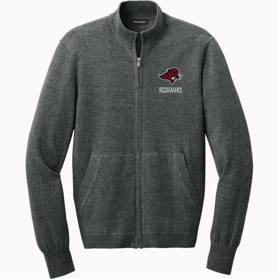 Benedictine University Mesa Redhawks Port Authority Men's Easy Care Full-Zip Sweater