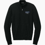 Oral Roberts Golden Eagles Port Authority Men's Easy Care Full-Zip Sweater Front Thumbnail