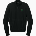 Bishop Feehan Shamrocks <span class="pdp-name-mascot">Bishop Feehan Shamrocks</span> Port Authority Men's Easy Care Full-Zip Sweater Front Thumbnail