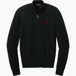 DOVER HIGH SCHOOL LONGHORNS Port Authority Men's Easy Care Full-Zip Sweater Front Thumbnail