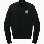 CULBRETH Cougars Port Authority Men's Easy Care Full-Zip Sweater Front Thumbnail