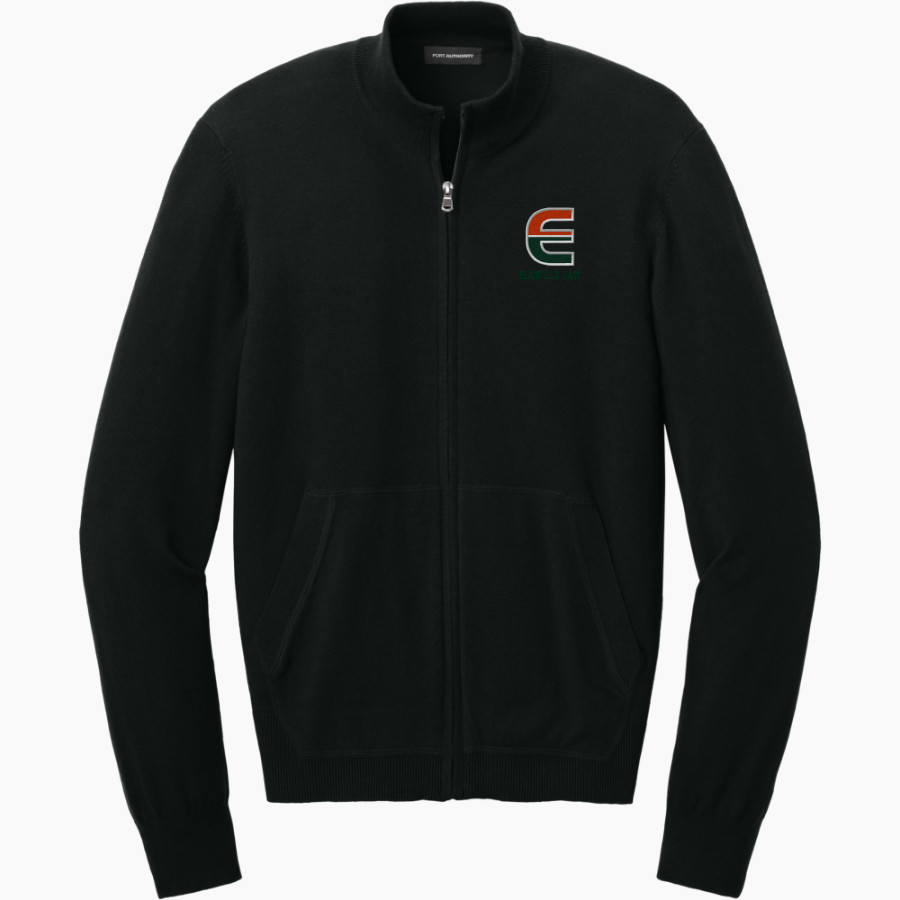 Plainfield East Bengals <span class="pdp-name-mascot">Plainfield East</span> Port Authority Men's Easy Care Full-Zip Sweater