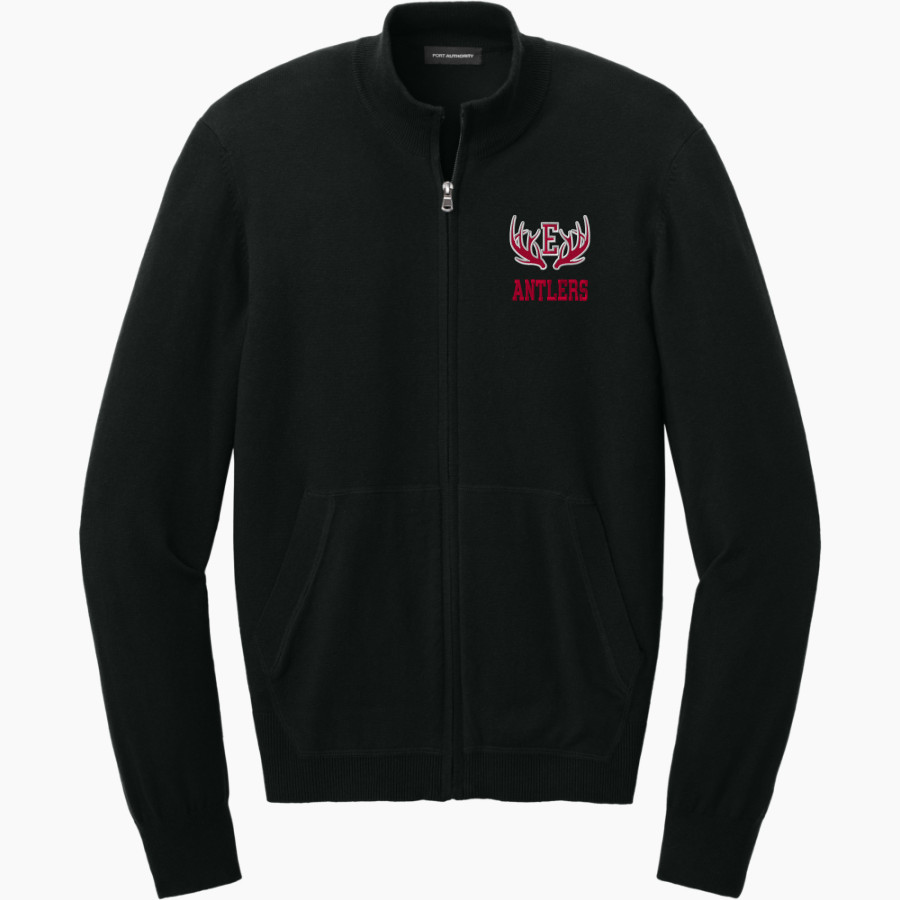 Elkhorn Middle School Antlers <span class="pdp-name-mascot">Elkhorn Antlers</span> Port Authority Men's Easy Care Full-Zip Sweater