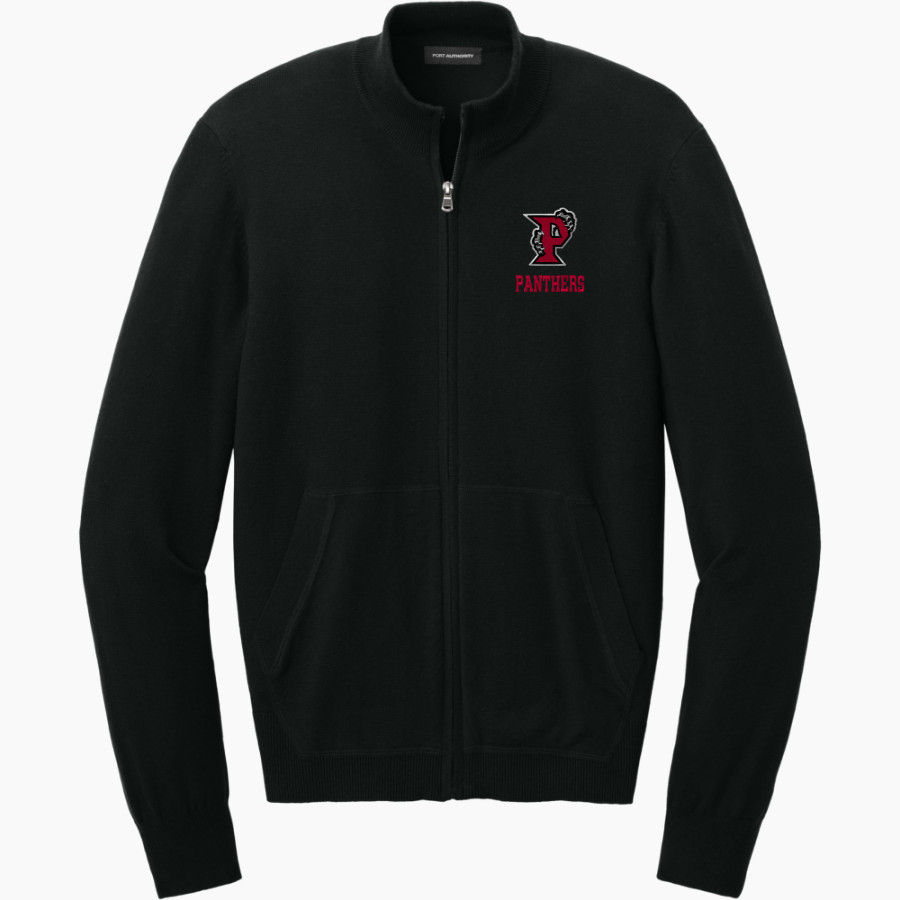 PARKWAY HIGH SCHOOL PANTHERS <span class="pdp-name-mascot">PARKWAY PANTHERS</span> Port Authority Men's Easy Care Full-Zip Sweater
