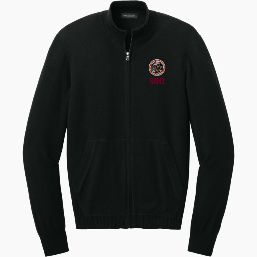 RIO VISTA HIGH SCHOOL RAMS <span class="pdp-name-mascot">RIO VISTA RAMS</span> Port Authority Men's Easy Care Full-Zip Sweater