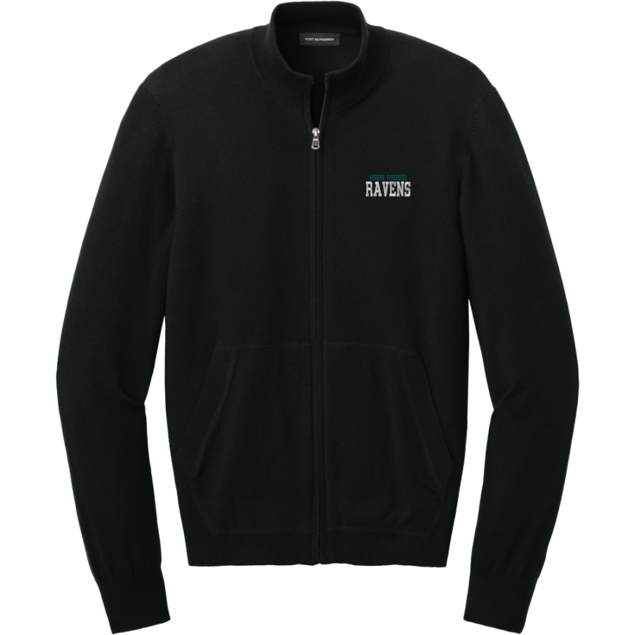 AUBURN RIVERSIDE HIGH SCHOOL RAVENS <span class="pdp-name-mascot">AUBURN RIVERSIDE RAVENS</span> Port Authority Men's Easy Care Full-Zip Sweater