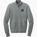 White Bear Sailing School <span class="pdp-name-mascot">White Bear Sailing School</span> Port Authority Men's Easy Care Full-Zip Sweater Front Thumbnail