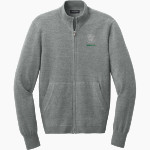Communion of Saints School Sabres official sideline store Port Authority Men's Easy Care Full-Zip Sweater Front Thumbnail
