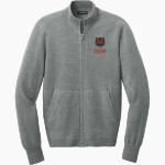 CUSHING HIGH SCHOOL TIGERS Port Authority Men's Easy Care Full-Zip Sweater Front Thumbnail