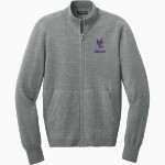 HYDRO-EAKLY HIGH SCHOOL BOBCATS Port Authority Men's Easy Care Full-Zip Sweater Front Thumbnail