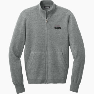 Port Authority Men's Easy Care Full-Zip Sweater