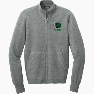 Port Authority Men's Easy Care Full-Zip Sweater