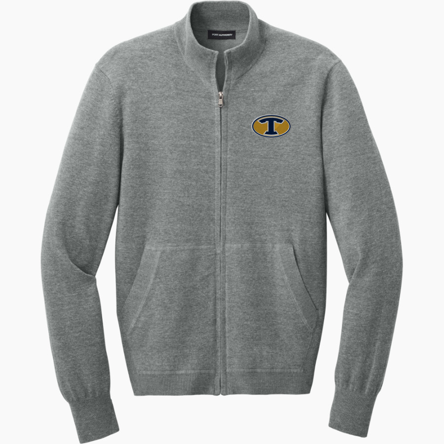 TROUP HIGH SCHOOL TIGERS <span class="pdp-name-mascot">TROUP TIGERS</span> Port Authority Men's Easy Care Full-Zip Sweater