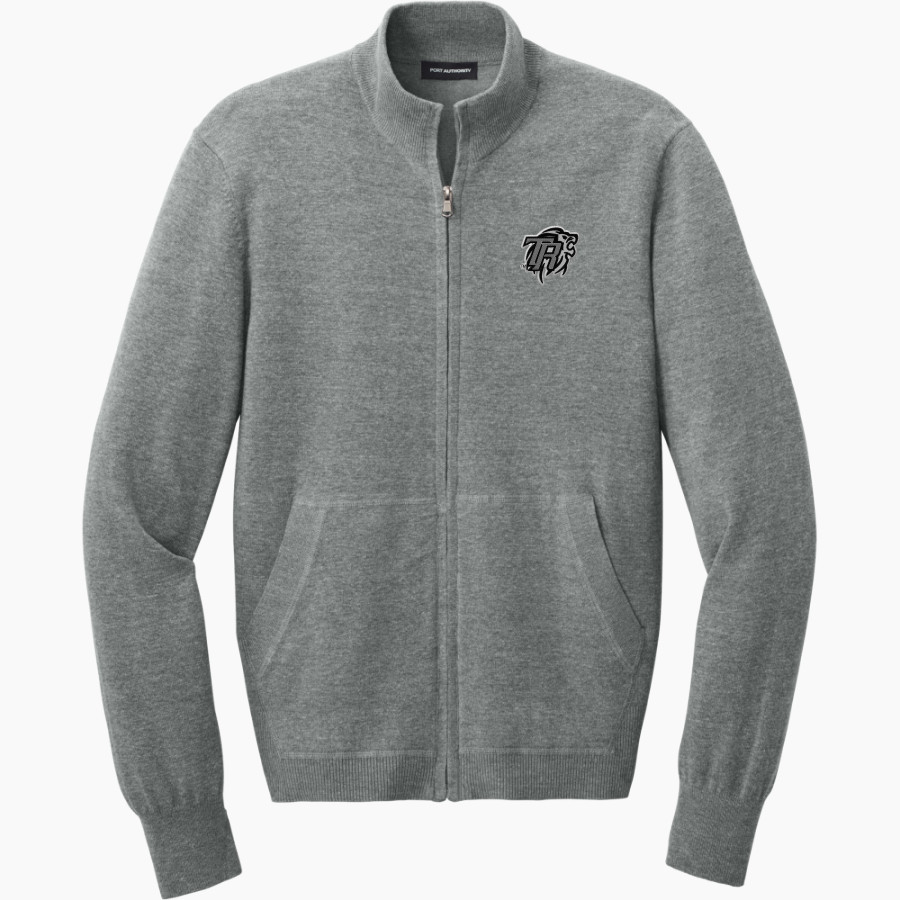 Dr. Thomas Randle Lions <span class="pdp-name-mascot">Thomas Randle HS Lions</span> Port Authority Men's Easy Care Full-Zip Sweater