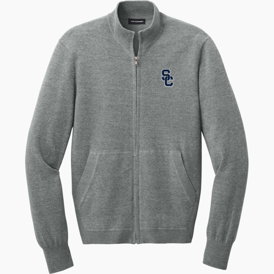 Summit Bears <span class="pdp-name-mascot">Summit Charter School Bears</span> Port Authority Men's Easy Care Full-Zip Sweater